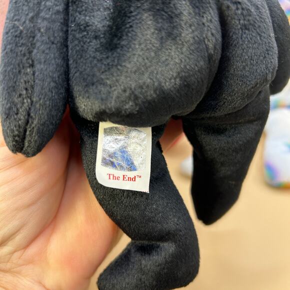 Lot of 6 Beanie Babies Rainbow Iguana Valentina Cheery The End Rescue Stretchy - Picture 9 of 11